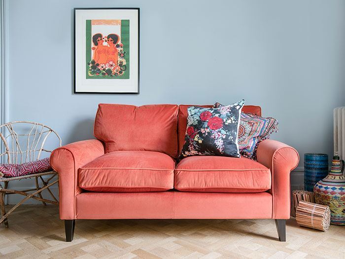 Waverley Sofa in House Velvet Terracotta